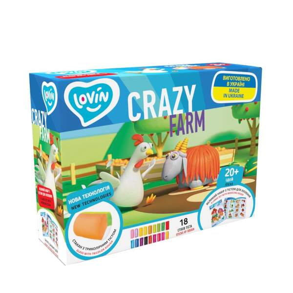 Crazy Farm TM Lovin Набір для ліплення з тістом 41189 (шт.)