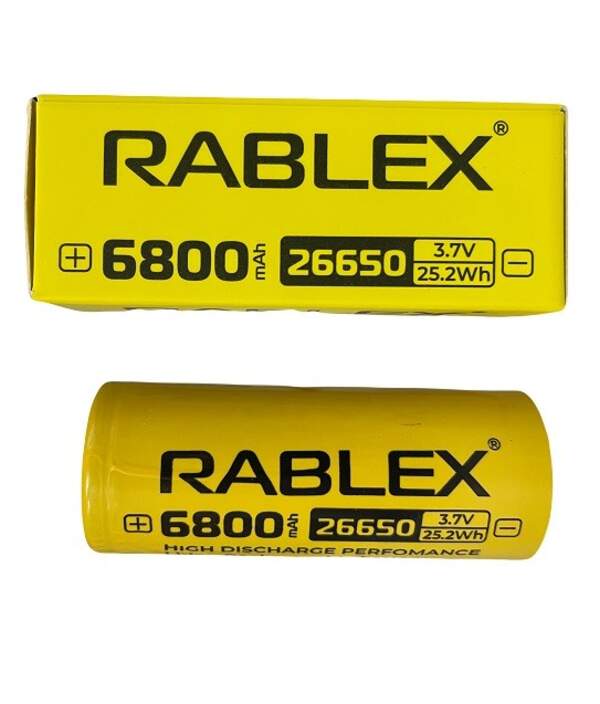Rablex 26650 Li-lon 6800 1pcs/20 (шт.)