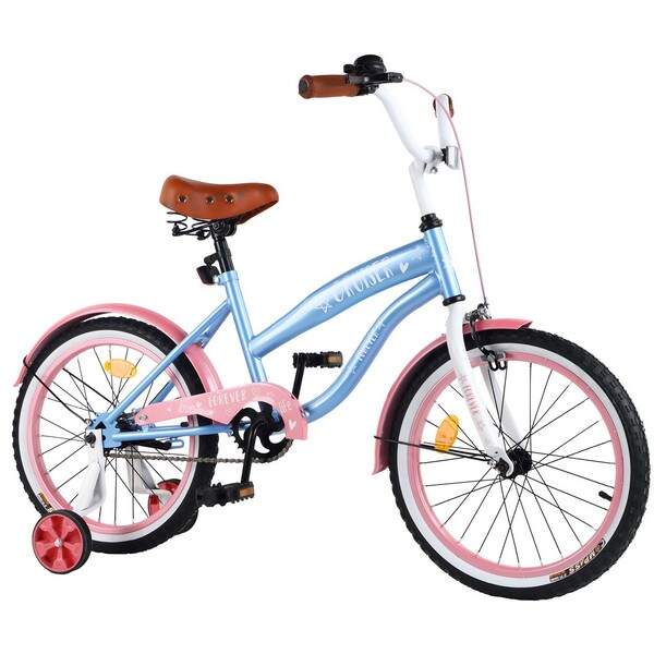 Велосипед CRUISER 18' T-21837 blue+pink /1/ (шт.)