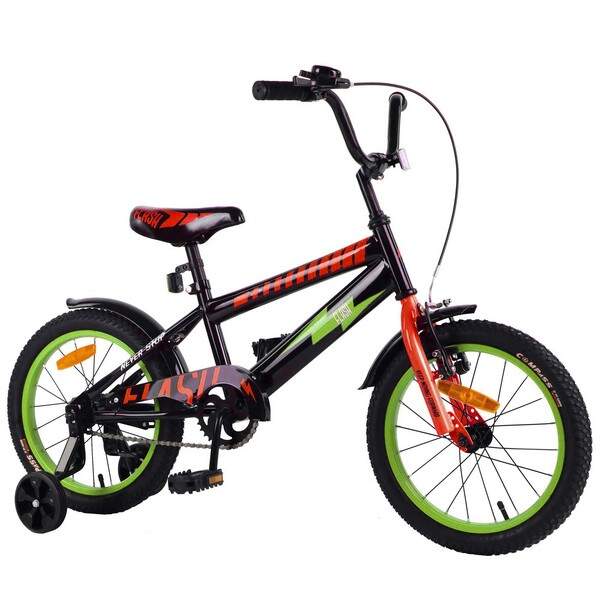 Велосипед FLASH 16' T-21649 green+red /1/ (шт.)
