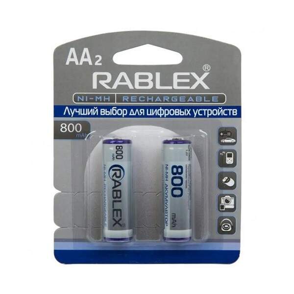 Акум.Rablex HR06 800mAh blister/2pcs/24/240 (шт.)