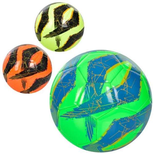 М'яч футбольний MS 3611 (30шт) розмір 5, ПУ, 380-400г, 3 кольори, в кульку (шт.)