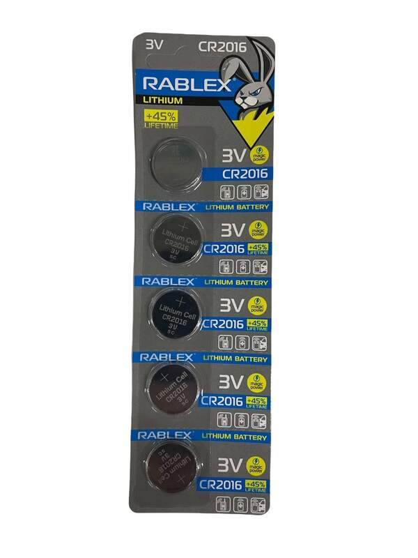 Rablex CR2016 3 V blister card/5 pcs/100/2000/ (шт.)