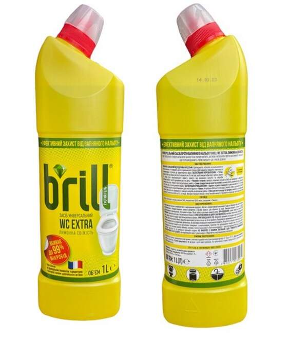 Брілл 1 л Лимонна свіжість універсальний засіб проти вапняного нальоту (шт.)
