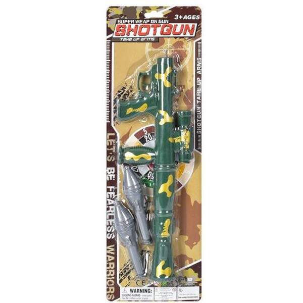 Автомат CY-16 (90шт) гранатомет 35 см, снаряди 2шт 13см, на листі, 48-15,5-5см (шт.)