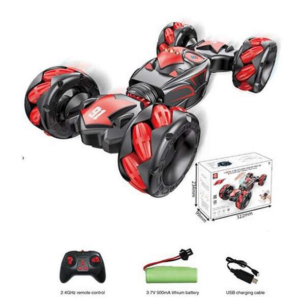 Машинка CV8818-91AB (6шт) р/к, акум, трюків 28см, муз, світло, танц, USBзар, 2кол, в кор-ці, 28,5-19 (шт.)