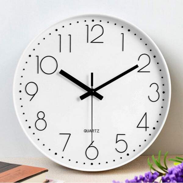 Годинник №XH-620A (0022) настінний. пластик. коло. 2кол Д-25см в кор. без шуму (40) (шт.)