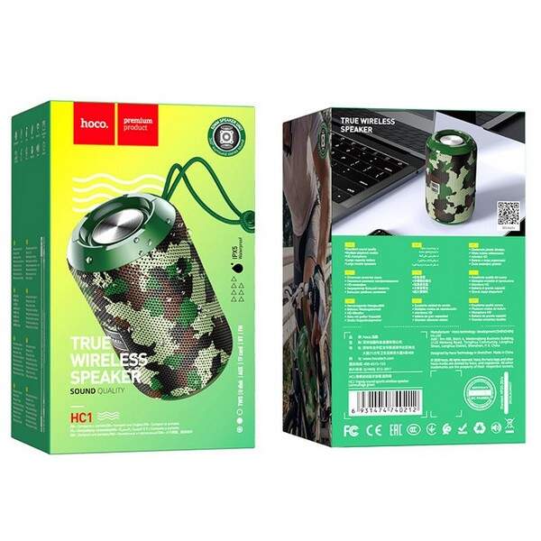 Колонки HOCO HC1 Trendy sound sports wireless speaker camouflage green (шт.)