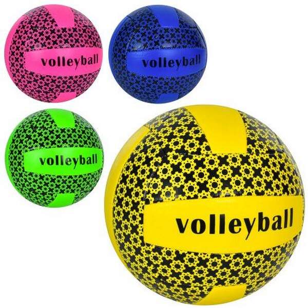 М'яч волейбольний MS 3629 (30шт) офіційний розмір, ПВХ, 240-250г, 4кольори, в пакеті (шт.)