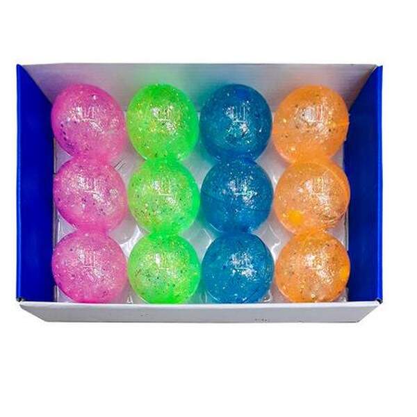 М`яч 6,5см BT-JB-0067 стрибунець з блискітками світ 12шт.в кор./144/ (шт.)