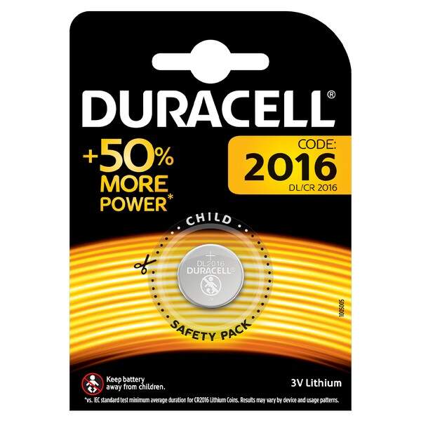 Duracell 2016 (1бл) (шт.)