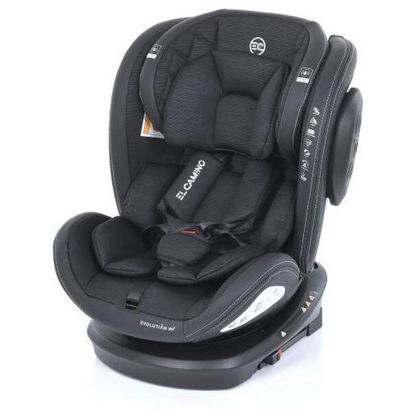 Автокрісло ME 1045 EVOLUTION 2 360 Black Striped (1шт) дитяче,група 0+/1-2-3,isofix, поворот 360,чор (шт.)
