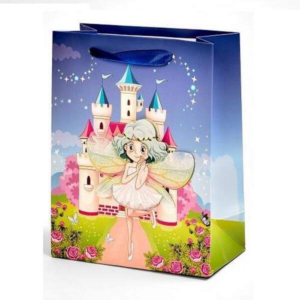 Пакет подарунковий паперовий S "Little fairy 3D" 18*23*9см R91220-S (600шт) (шт.)
