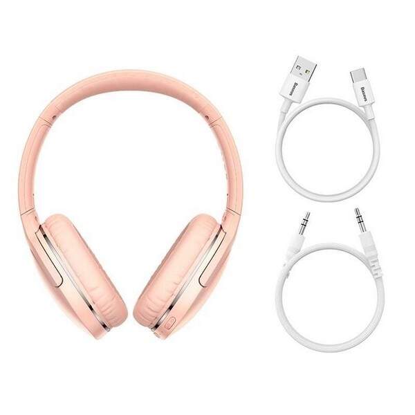 Навушники стерео Baseus Encok Wireless headphone D02 Pro Pink NGTD010304 (шт.)