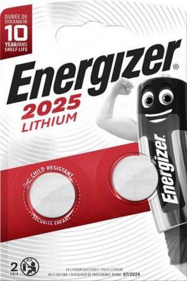 Energizer 2025 (2 бл) (шт.)
