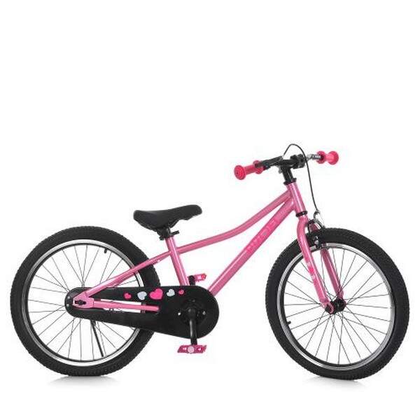Велосипед дитячий 20д. MB 2007-3 (1шт) SKD75,підніжка,рожевий (шт.)
