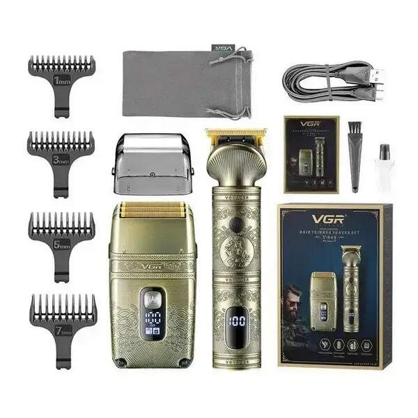 Машинка для стрижки волосся та бороди VGR V 649 (20) 8813 (шт.)