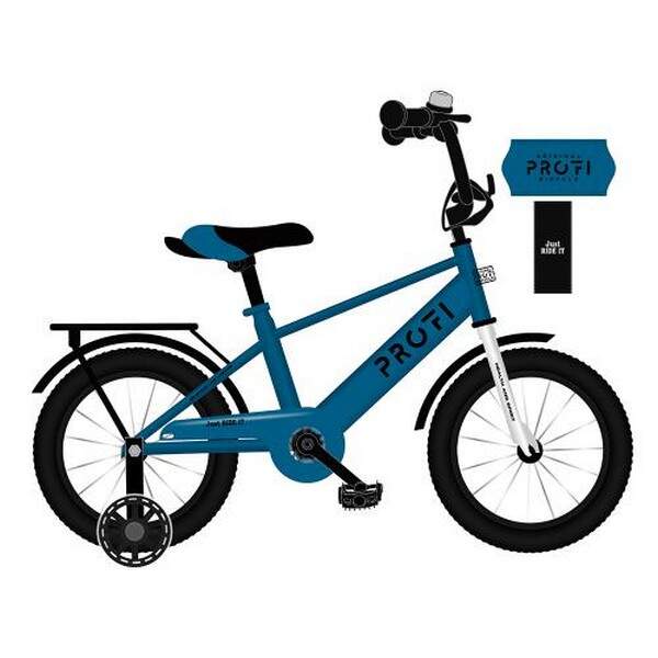 Велосипед дитячий PROF1 20д. MB 20022 (1шт) BRAVE,SKD45,синьо-білий,дзвін.,ліхтар,багажник,підніжка (шт.)