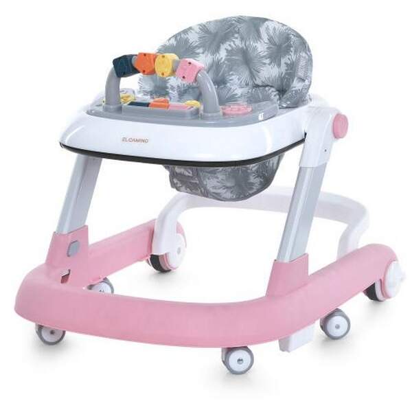 Ходунки ME 1163 MULTIWAY Pink (1шт) 2в1 муз., пушер, колеса 6шт, муз, світло, на бат-ці, в кор, роже (шт.)