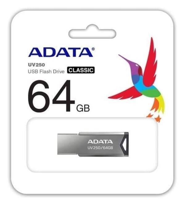 карта памяти A-Data USB 64GB AUV 250 Black 2.0 (шт.)