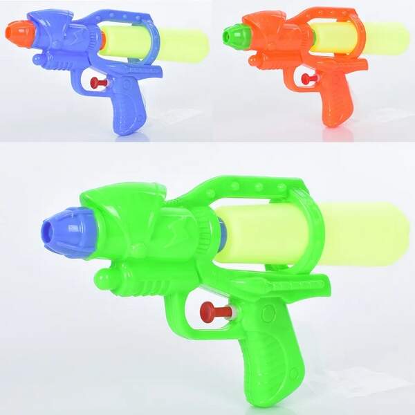 Водяний пістолет MR 1036 (120шт) розмір маленький, 24см, 3 кольори, в кульку, 30-15-4см (шт.)