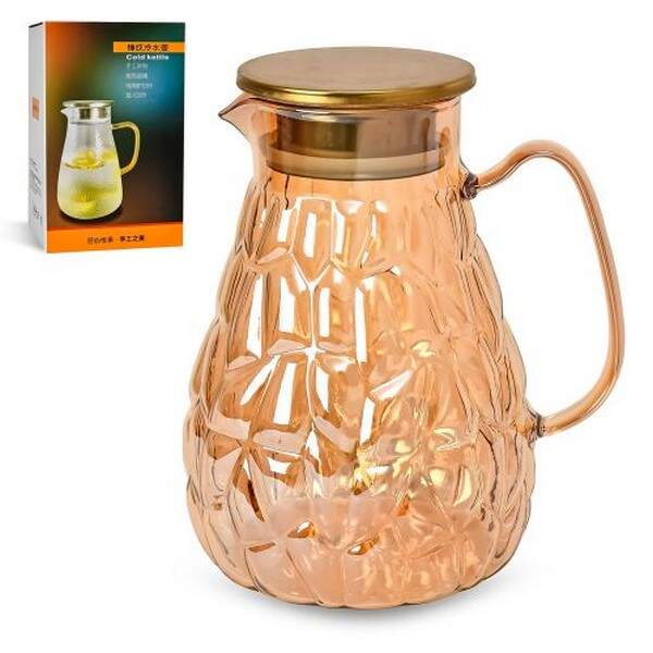 Графін скляний з кришкою 1.8л R92769-G (36шт) (шт.)