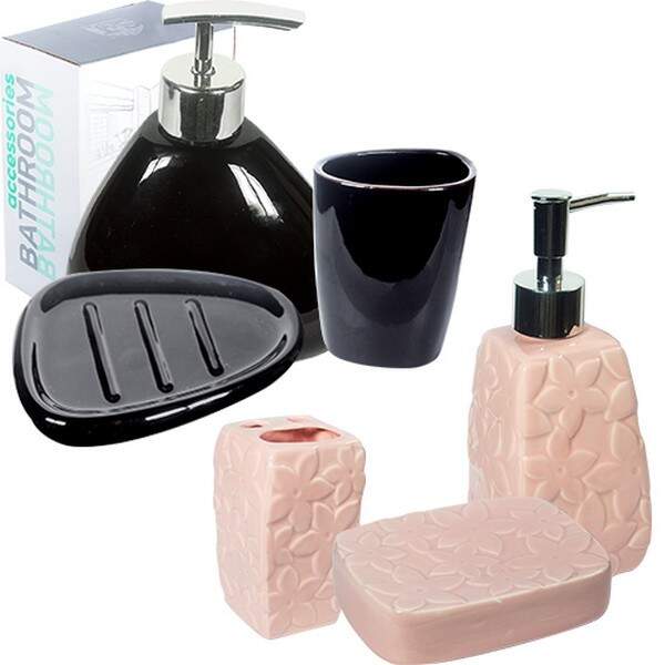 889-07-004 Набір 3пр (мильниця, підставка для зубних щіток, діспенсер для мила) 889-07-004 (шт.)