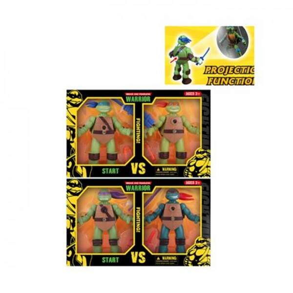 Фігурки для гри B7-1 (48шт) ЧН, 14,5см,  2шт, світло (проектор), зброя, 2 види, на бат(табл), в кор- (шт.)