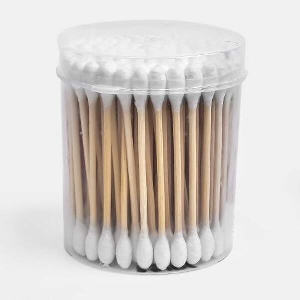 Вухочистки дерев'яні 108шт/уп 7.5см R89106 (240уп) (шт.)