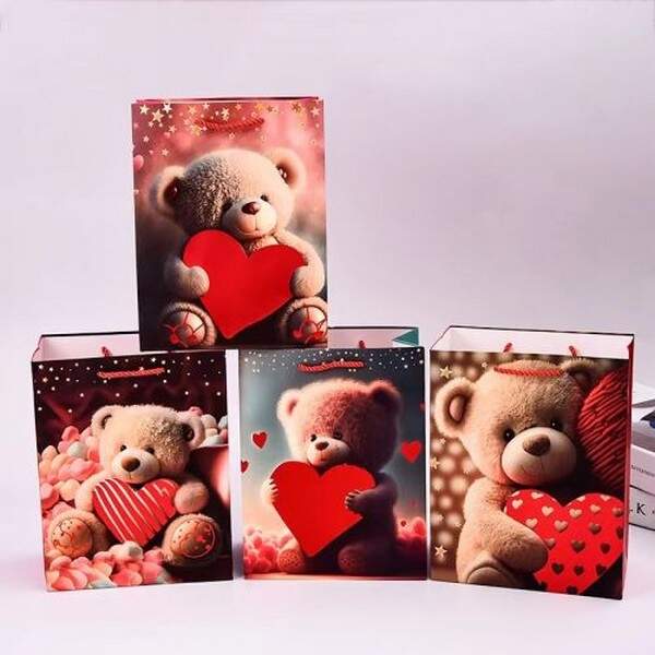 Пакет подарунковий паперовий L "Teddy" 30*41.5*12см R97007-L (240шт) (шт.)