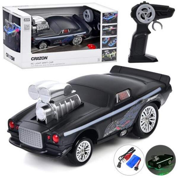 Машина 333-TJ24161B (8шт) р/к2,4G, акум, 22,5см, світло, дрифт, USBзарядне, в кор-ці, 34-17-15,5см (шт.)