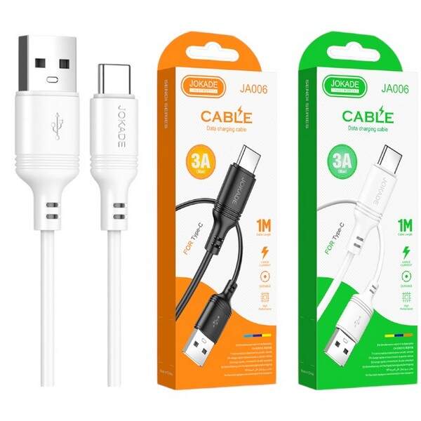 Кабель до телефону JOKADE 006 юсб - тайп-сі білий (шт.)