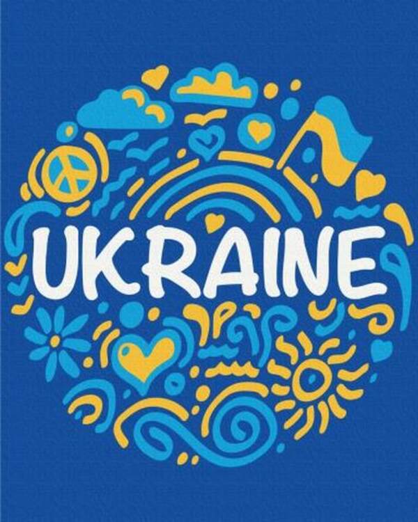 Картина за номерами "Код нації", 40*50, PATRIOT, KIDS Line ZB.64084 (шт.)