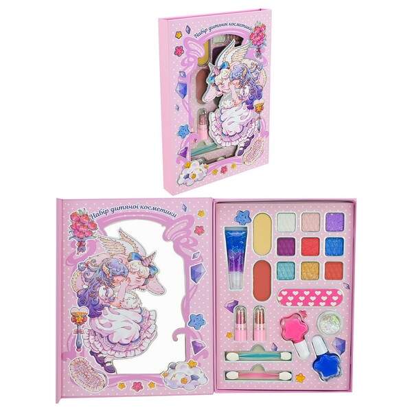Косметика арт. VQ003    лак, тіні для повік, помада у короб. 16*2,3*22,2 см (шт.)