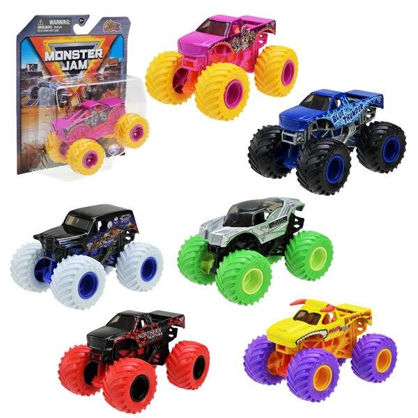 Машинка Monster Jam 1:64 арт. 6061233 (6шт) 4 в асор., блістер. 16,5*14*7,5 см (шт.)