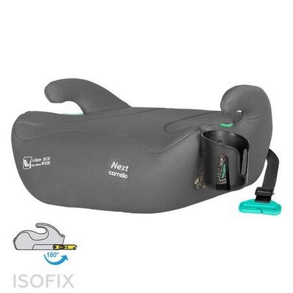 Автокрісло-бустер CARRELLO Next CRL-15811 Seashell Grey i-Size ISOFIX 125-150см+напр.рем, підскл /5/ (шт.)