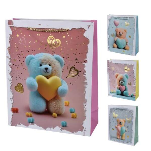 Пакет подарунковий паперовий L "With Love" 30*41.5*12см R95483-L (360шт) (шт.)