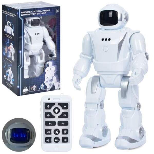 Робот J1062A (4шт)40см,р,к,ходить,танцює,жести,свитло,на бат-ці, в кор-ці 47-27-15см (шт.)