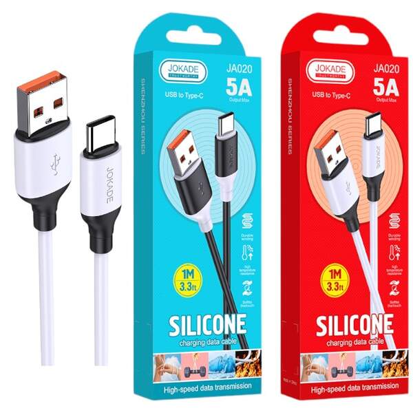 Кабель USB JOKADE 020 тайпсі білий (шт.)