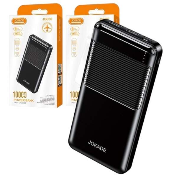 Акумулятори електричні, Powerbank JOKADE 030 10000mAh чорний (шт)