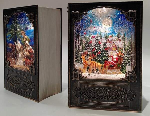 XMAS Новорічний нічник книга WDL-24023A 19,1 см (12) 10090 (шт)