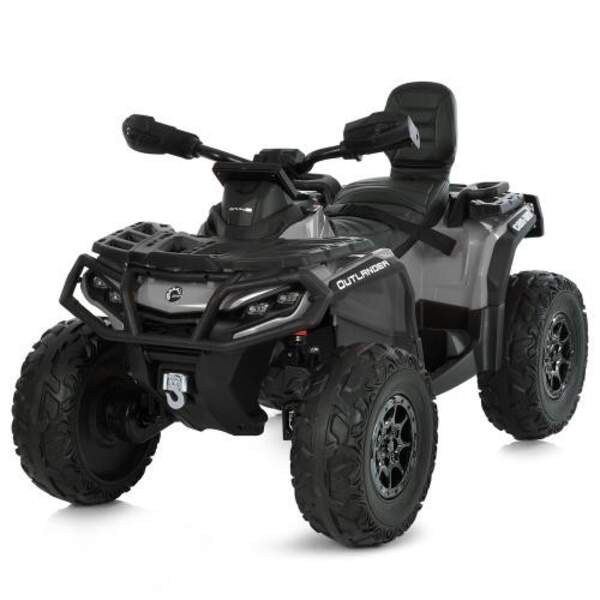 Квадроцикл M 6080EL-11(24V) (1шт) 4мотори200W, 1акум24V7AH, EVA, USB, TF, сірий (шт)