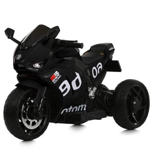 Мотоцикл M 6265EL-2 (1шт) 1*12V4,5AH, 2*35W, BLUETOOTH, USB, TF, EVA, музика, світло, шкіра, чорний (шт)