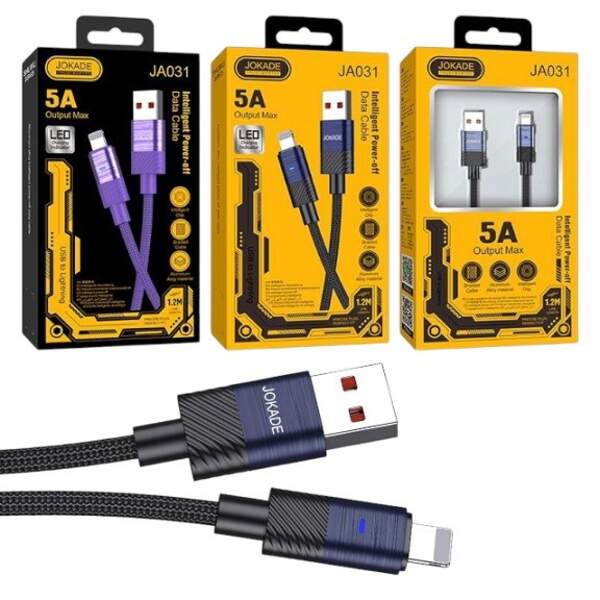 Кабель JOKADE JA031 (1.2 meters) (Lightning) black (шт)