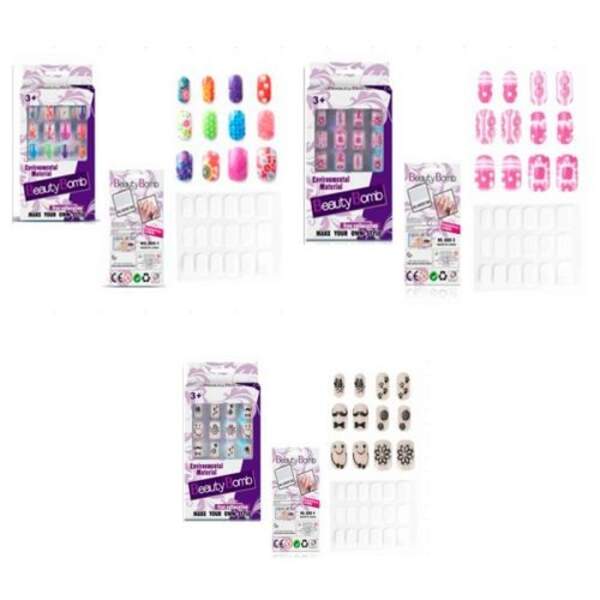 Косметика RY6287-88-89 (288шт) наліпки на нігті, 3 види, в кор-ці, 8,5-15-0,5см (шт)