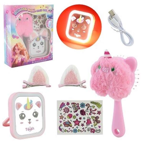 Аксесуари для дівчат арт. T071 (24шт/4)  гребінець, дзеркало, аксесуари  короб. 30*5*20 см (шт)