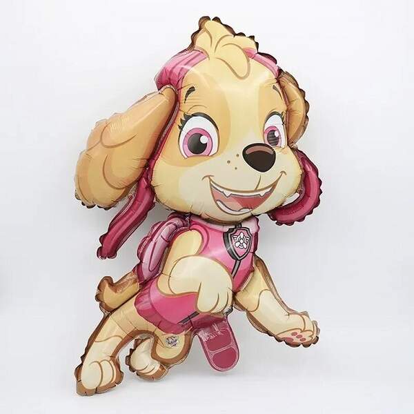 Фольгована кулька (фігура)  Цуценя Скай стрибає, щенячий патруль (M), ціна за уп.-10шт (13871) (шт)