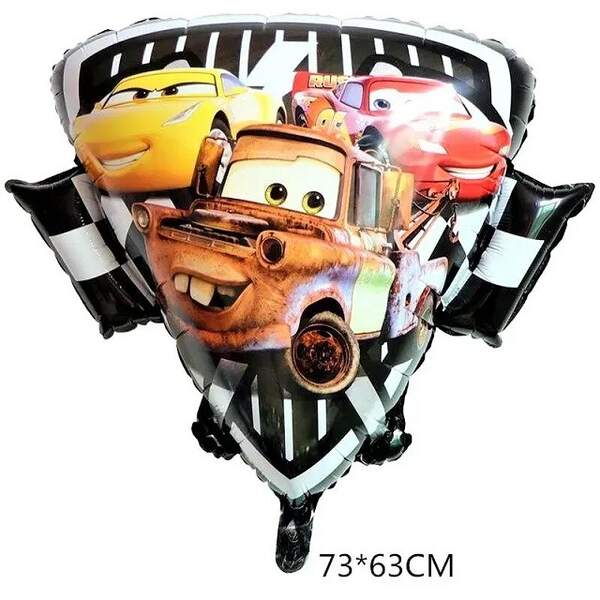 Фольгована куля фігура  "Тачка та його друзі", ціна за уп.-10шт (11967) (шт)