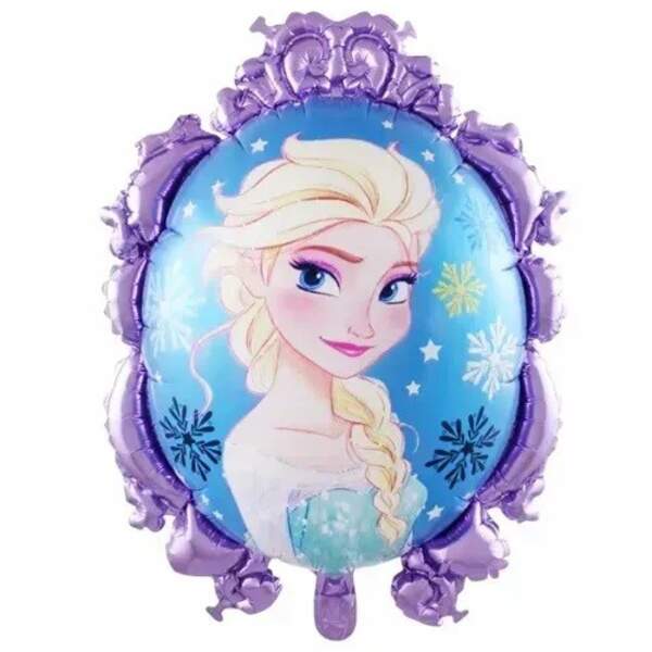 Фольгована фігура  «Крижане серце Дзеркало лілове», ціна за уп.-10шт (10315) (шт)