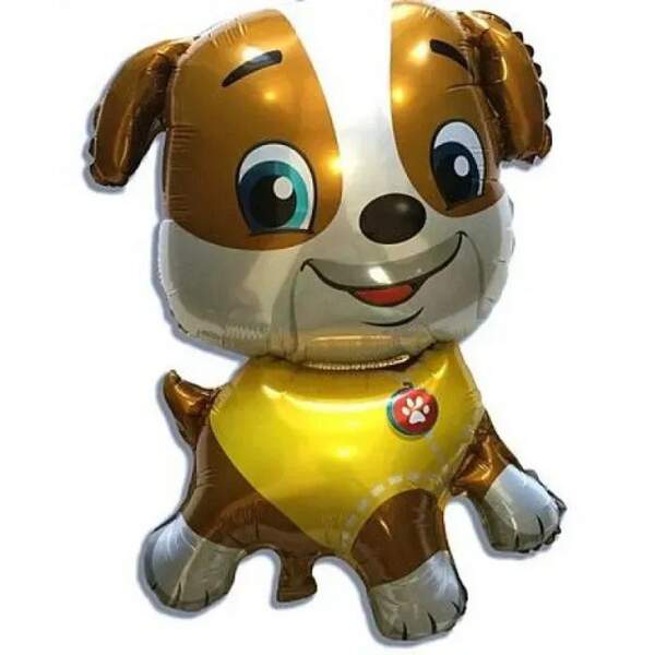 Фольгована фігура «Щенячий патруль кремез в жовтому» 78см*60см, ціна за уп.-10шт (01699) (шт)